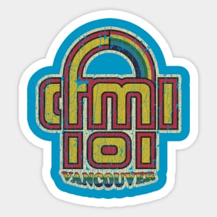 CFMI 101 Vancouver Sticker
